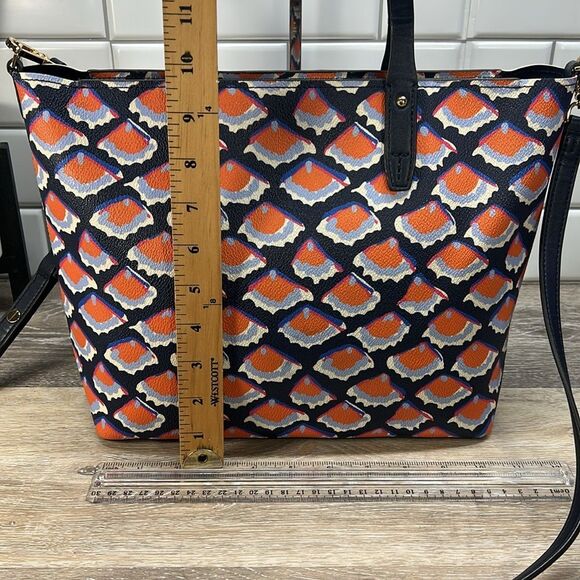1819 Tory Burch Kerrington square Fiori print tote bag - Picture 13 of 13